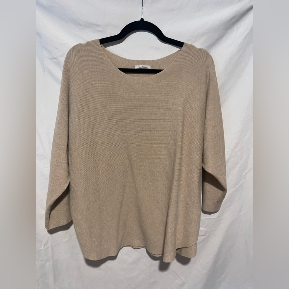 Vila Milano Womens Pullover Sweater Long Sleeve Crew Neck Stretch XL